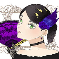学生時代に描いたキャラクター女性のイラスト